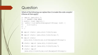 Question
 