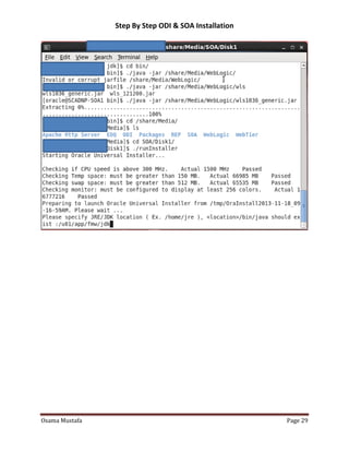 Step By Step ODI & SOA Installation

Osama Mustafa

Page 29

 