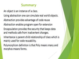 Summary
 
