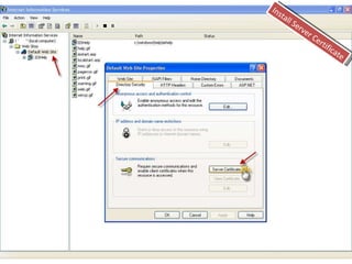 Install Server Certificate 