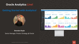 Oracle analytics Live - January 2021