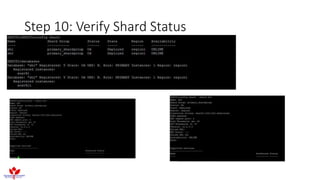 Step 10: Verify Shard Status
 