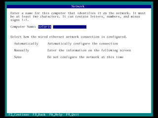 Oracle solaris 11 installation