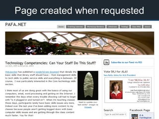 Page created when requested
 