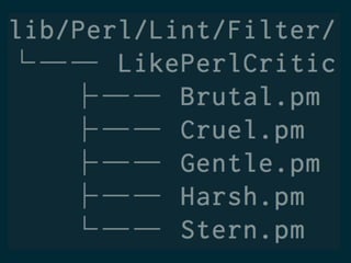Perl::Lint - Yet Another Perl Source Code Linter