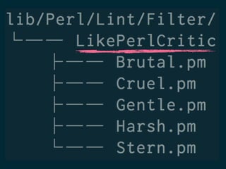 Perl::Lint - Yet Another Perl Source Code Linter