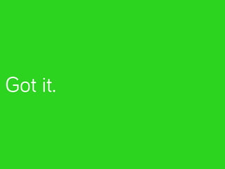 Got it. 
 