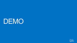 What’s new in Lync Server 2013: Persistent Chat