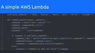 A simple AWS Lambda
 