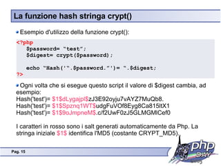 PHP e crittografia