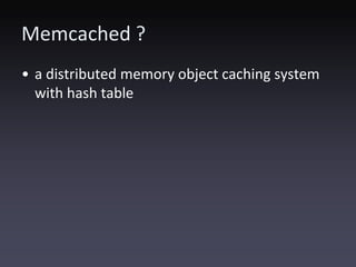 PHP Performance with APC + Memcached