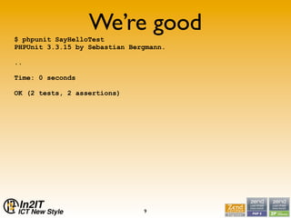 PHPUnit testing to Zend_Test