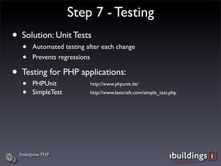 Enterprise PHP (php|works 2008)