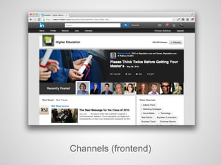Channels (frontend)
 