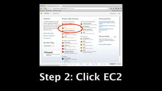 Step 2: Click EC2
 
