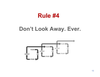 Rule #4

Don’t Look Away. Ever.




                         13
 