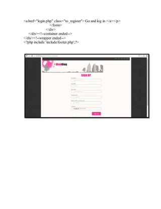 <a href="login.php" class="to_register"> Go and log in </a></p>
</form>
</div>
</div><!--container ended-->
</div><!--wrapper ended-->
<?php include 'include/footer.php';?>
 