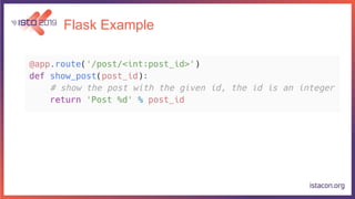 Flask Example
 