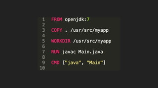 Reusable patterns for scalable APIs running on Docker @ Java2Days