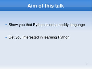 Python Intro