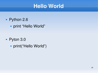 Python Intro