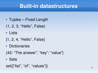 Python Intro