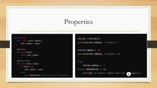 Properties
 