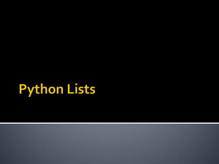 Python list