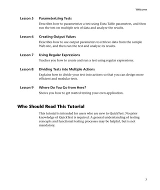 Q T P  Tutorial