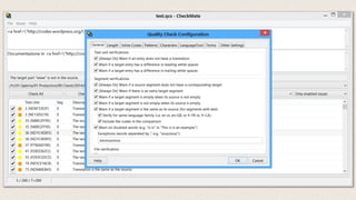 How to Review your Translation with 2 Free and Open Source QA Tools