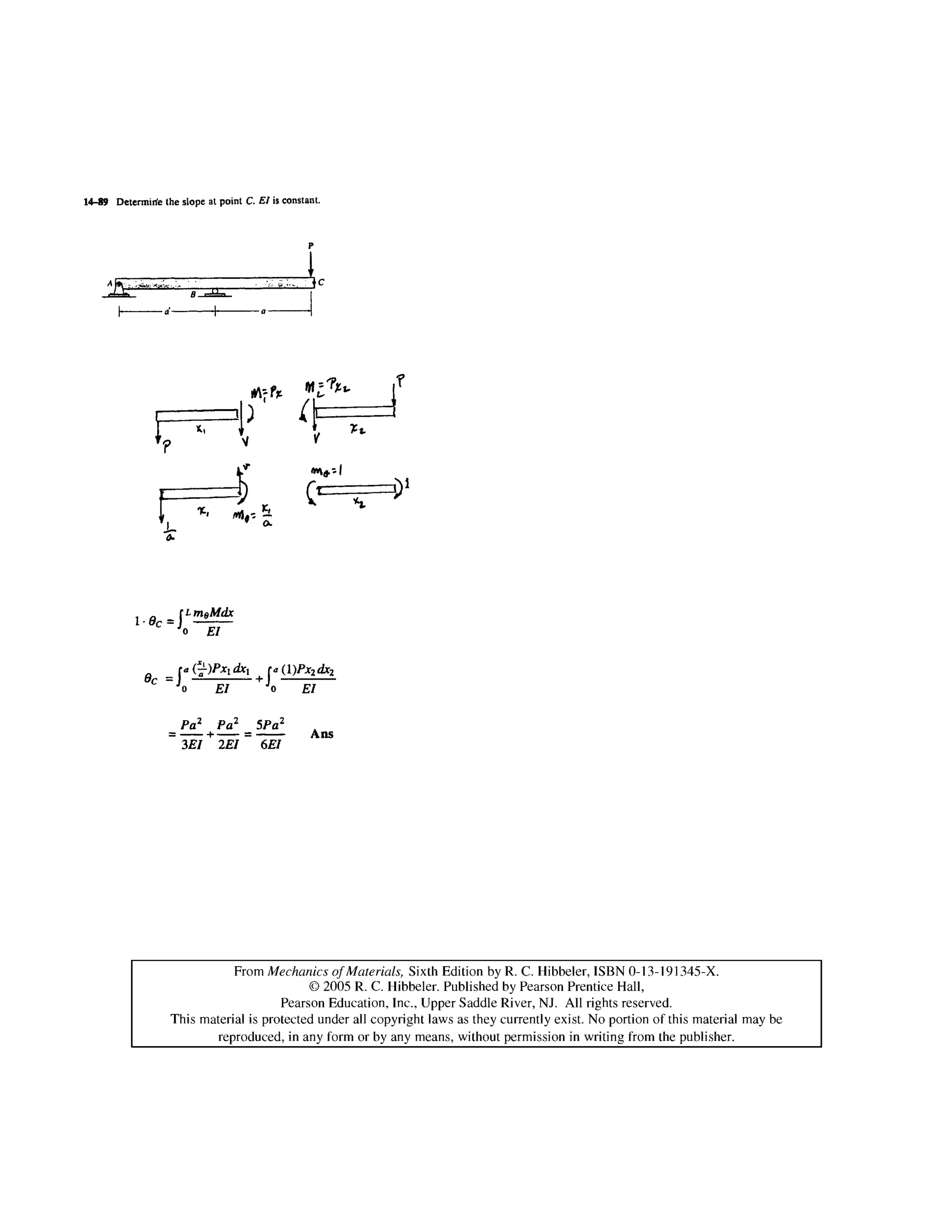 R.c.hibbeler mechanics of materials 6th edition solution of
