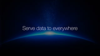 Serve data to everywhere
 