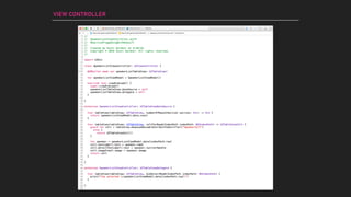 VIEW CONTROLLER
 