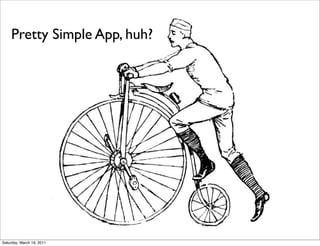 Pretty Simple App, huh?




Saturday, March 19, 2011
 