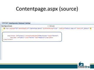 Contentpage.aspx (source)
 
