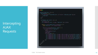 Intercepting
AJAX
Requests
© ABL - The Problem Solver 29
 