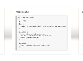 Integration eines responsive CSS-Framework in TYPO3
