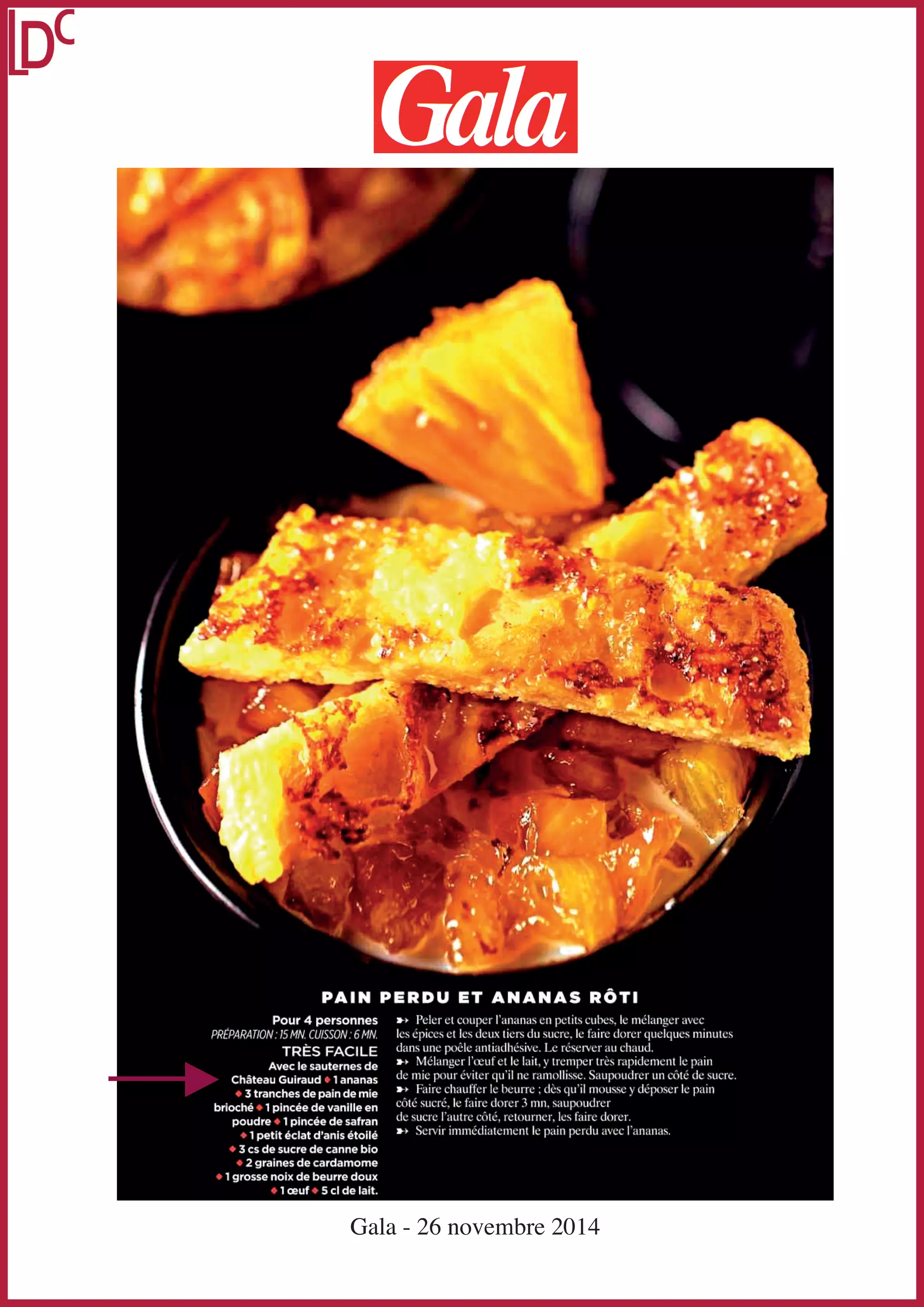 Gala - 26 novembre 2014 
 