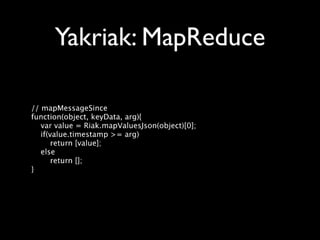 Riak Tutorial (Øredev)