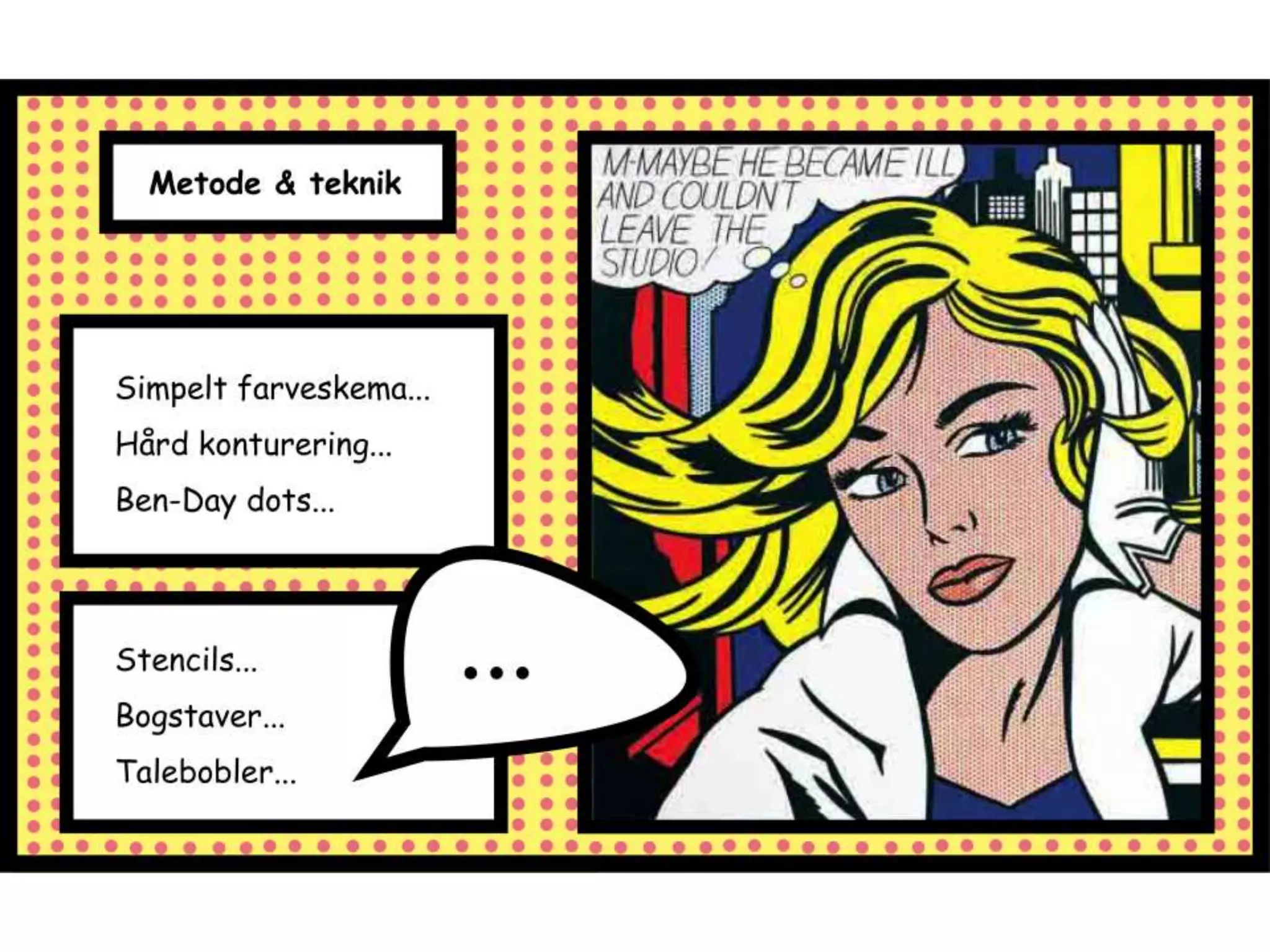 Roy Lichtenstein præsentation