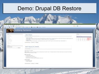 This was our first attempt at offsite backups. 