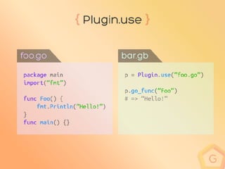 Goby and its compiler
