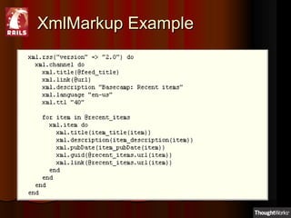 XmlMarkup ExampleXmlMarkup Example
 
