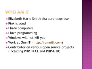 Architecting for PHP5 - Why "Runs on PHP5" is not "Written for PHP5"