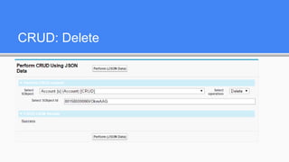 CRUD: Delete
 