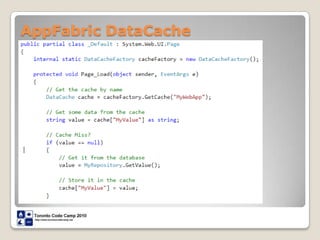 AppFabricDataCache