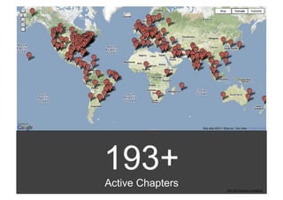 193+
Active Chapters

2013©	
  Riotaro	
  OKADA	
  

 