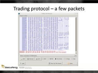Trading protocol – a few packets
 