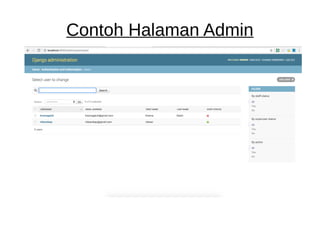 Contoh Halaman Admin
 