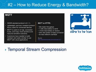  Temporal Stream Compression
#2 – How to Reduce Energy & Bandwidth?
 